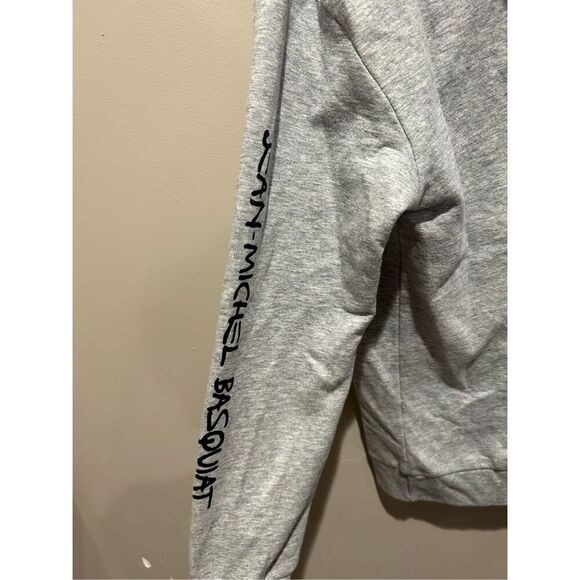 JEAN-MICHEL BASQUIAT BOYS LARGE 12-14 PEZ DISPENSER HOODIE T-REX DINOSAUR - Picture 5 of 7